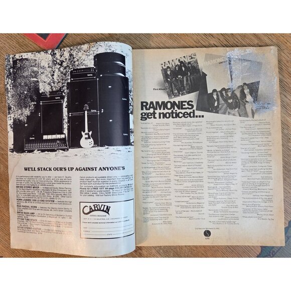 Vintage Rock Scene Magazines Featuring Ted Nugent & AeroSmith May 1977 - Picture 6 of 16